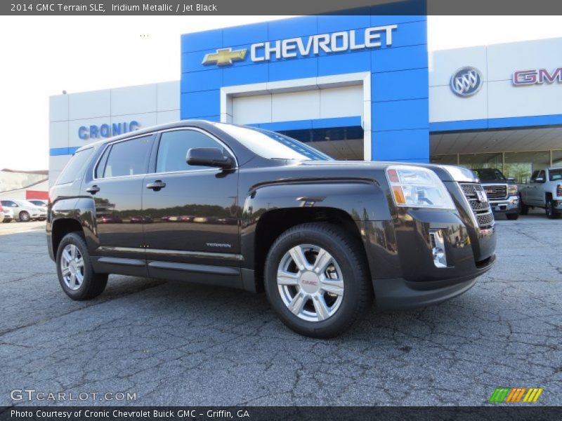 Iridium Metallic / Jet Black 2014 GMC Terrain SLE