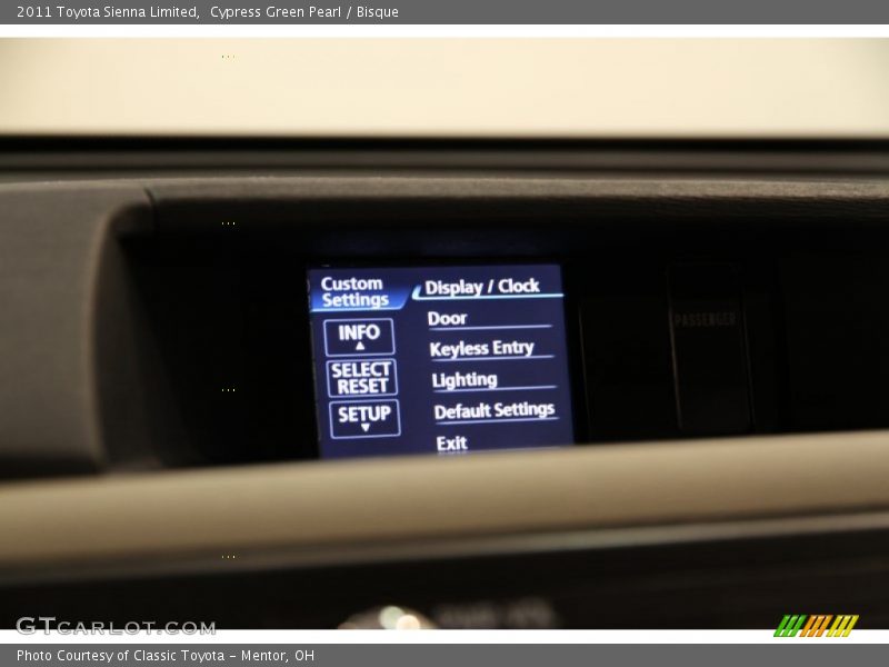 Cypress Green Pearl / Bisque 2011 Toyota Sienna Limited