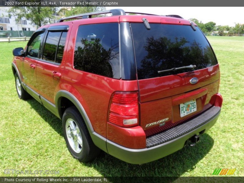 Toreador Red Metallic / Graphite 2002 Ford Explorer XLT 4x4