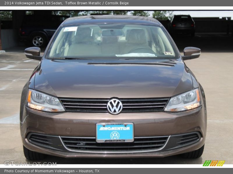 Toffee Brown Metallic / Cornsilk Beige 2014 Volkswagen Jetta TDI Sedan