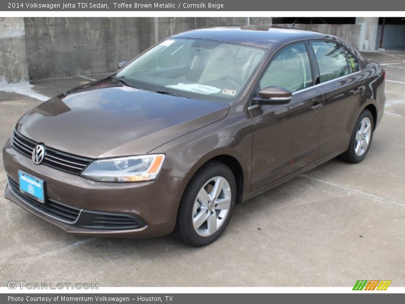 Toffee Brown Metallic / Cornsilk Beige 2014 Volkswagen Jetta TDI Sedan