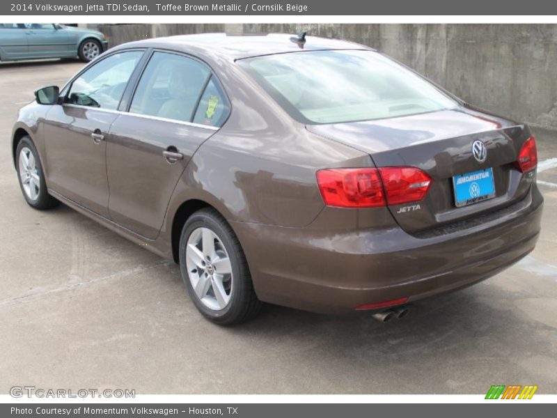 Toffee Brown Metallic / Cornsilk Beige 2014 Volkswagen Jetta TDI Sedan
