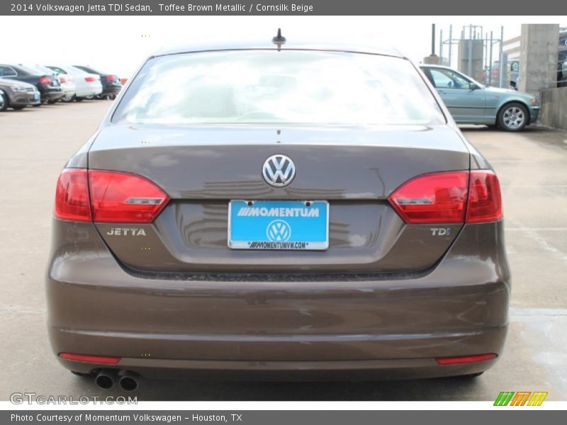 Toffee Brown Metallic / Cornsilk Beige 2014 Volkswagen Jetta TDI Sedan