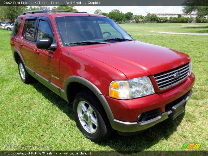 Toreador Red Metallic / Graphite 2002 Ford Explorer XLT 4x4