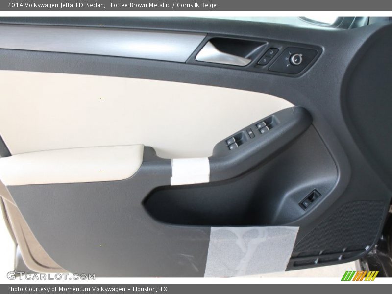 Toffee Brown Metallic / Cornsilk Beige 2014 Volkswagen Jetta TDI Sedan