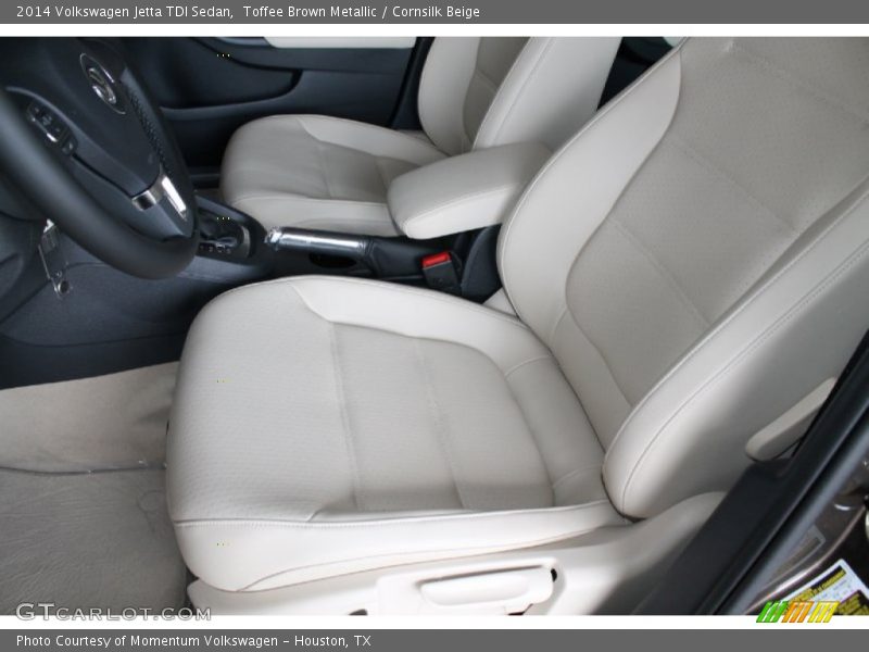 Toffee Brown Metallic / Cornsilk Beige 2014 Volkswagen Jetta TDI Sedan