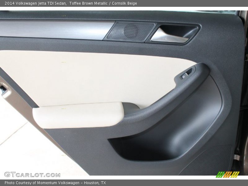 Toffee Brown Metallic / Cornsilk Beige 2014 Volkswagen Jetta TDI Sedan