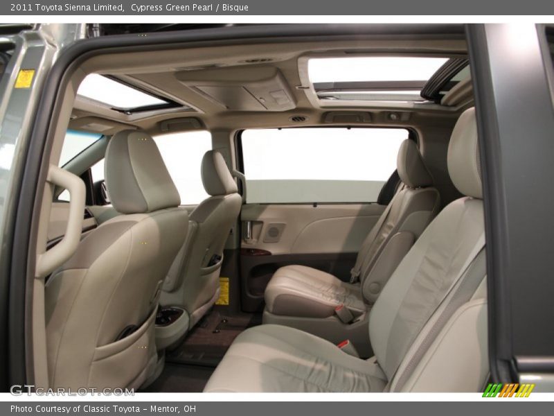 Cypress Green Pearl / Bisque 2011 Toyota Sienna Limited