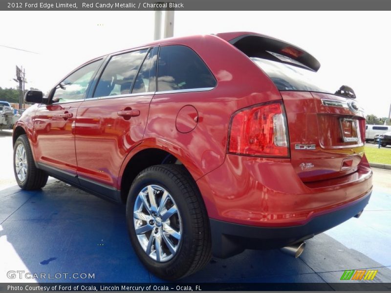 Red Candy Metallic / Charcoal Black 2012 Ford Edge Limited