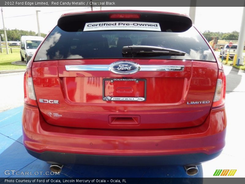 Red Candy Metallic / Charcoal Black 2012 Ford Edge Limited