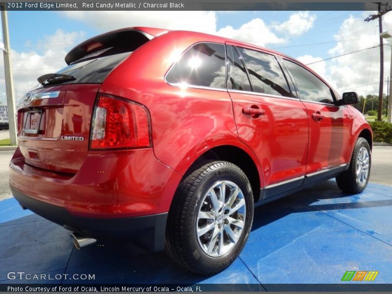 Red Candy Metallic / Charcoal Black 2012 Ford Edge Limited