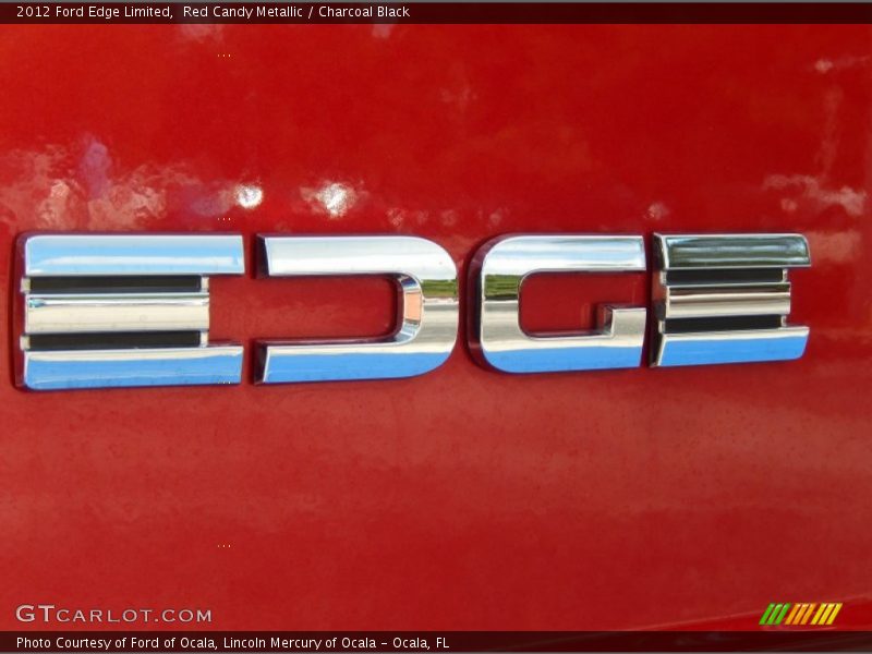 Red Candy Metallic / Charcoal Black 2012 Ford Edge Limited
