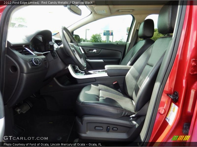 Red Candy Metallic / Charcoal Black 2012 Ford Edge Limited