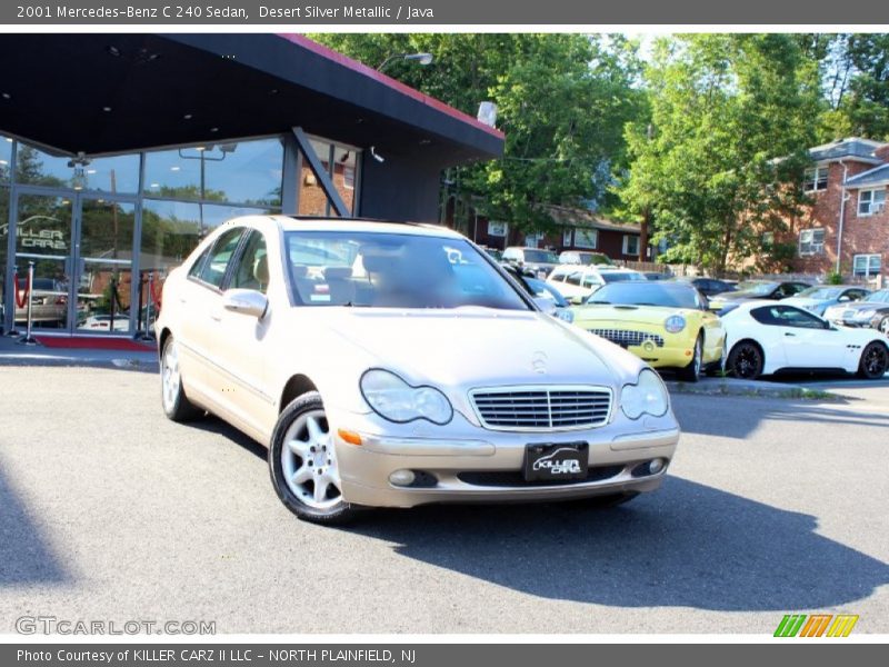 Desert Silver Metallic / Java 2001 Mercedes-Benz C 240 Sedan