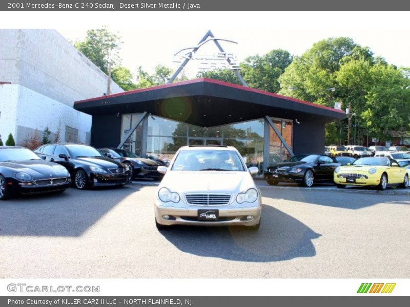 Desert Silver Metallic / Java 2001 Mercedes-Benz C 240 Sedan