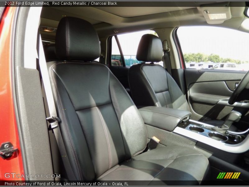 Red Candy Metallic / Charcoal Black 2012 Ford Edge Limited