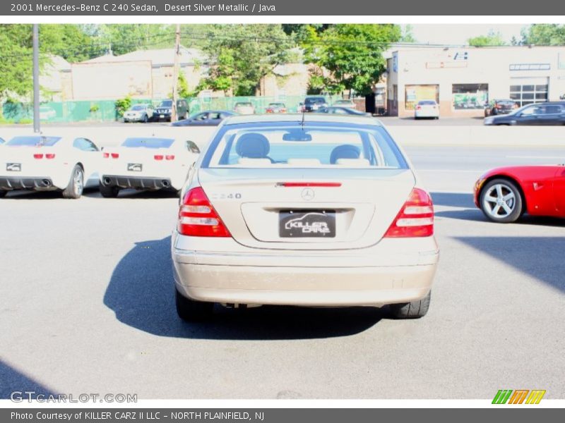 Desert Silver Metallic / Java 2001 Mercedes-Benz C 240 Sedan