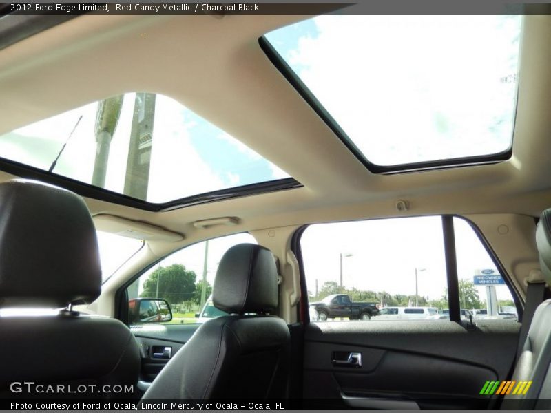 Red Candy Metallic / Charcoal Black 2012 Ford Edge Limited