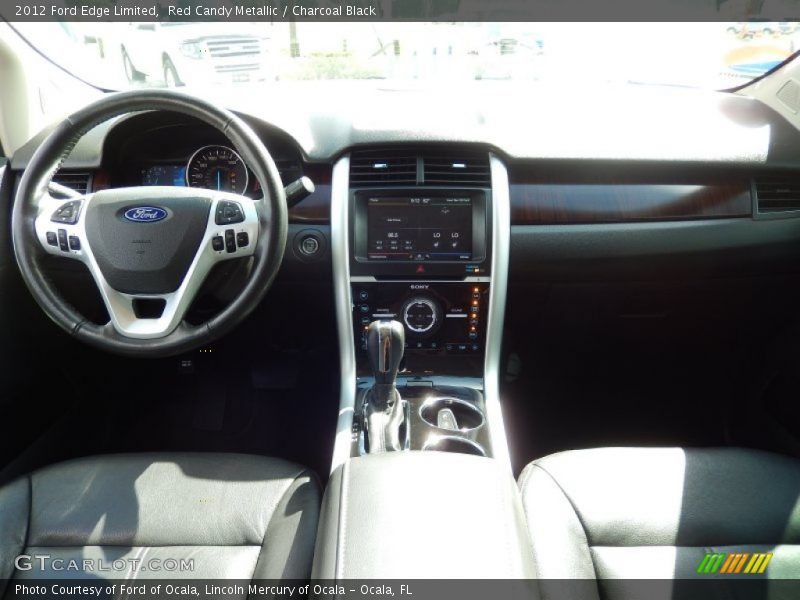 Red Candy Metallic / Charcoal Black 2012 Ford Edge Limited