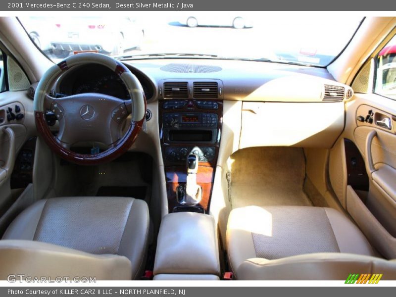 Desert Silver Metallic / Java 2001 Mercedes-Benz C 240 Sedan
