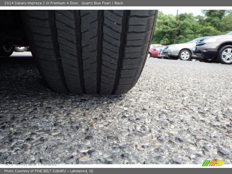 Quartz Blue Pearl / Black 2014 Subaru Impreza 2.0i Premium 4 Door