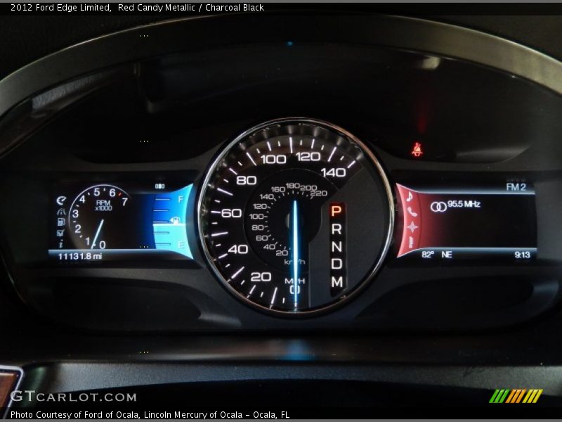 Red Candy Metallic / Charcoal Black 2012 Ford Edge Limited