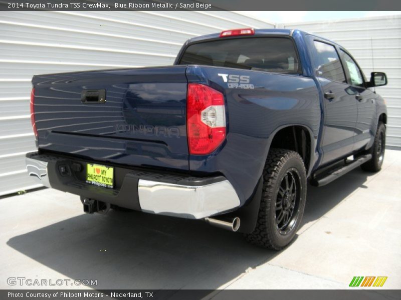 Blue Ribbon Metallic / Sand Beige 2014 Toyota Tundra TSS CrewMax
