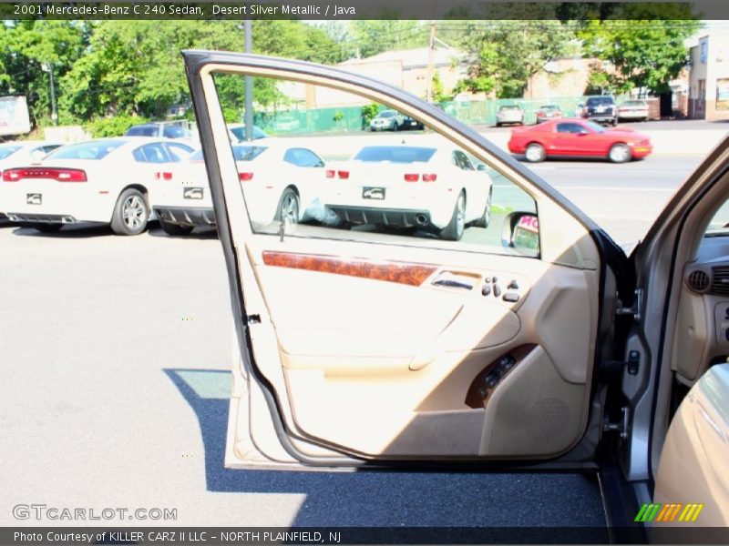 Desert Silver Metallic / Java 2001 Mercedes-Benz C 240 Sedan