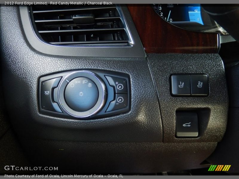 Red Candy Metallic / Charcoal Black 2012 Ford Edge Limited