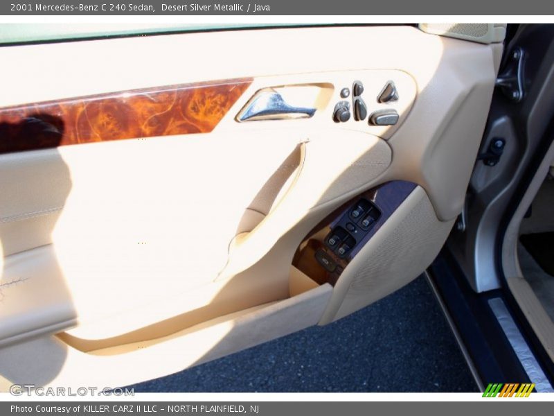 Desert Silver Metallic / Java 2001 Mercedes-Benz C 240 Sedan
