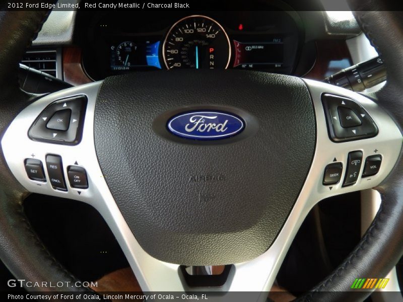 Red Candy Metallic / Charcoal Black 2012 Ford Edge Limited