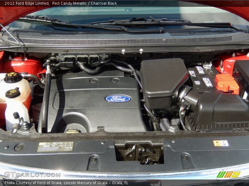 Red Candy Metallic / Charcoal Black 2012 Ford Edge Limited