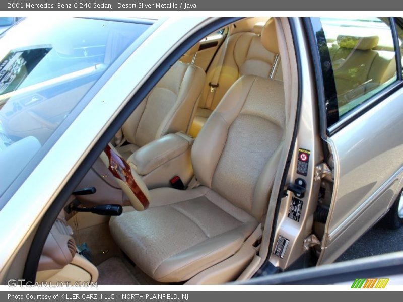 Desert Silver Metallic / Java 2001 Mercedes-Benz C 240 Sedan