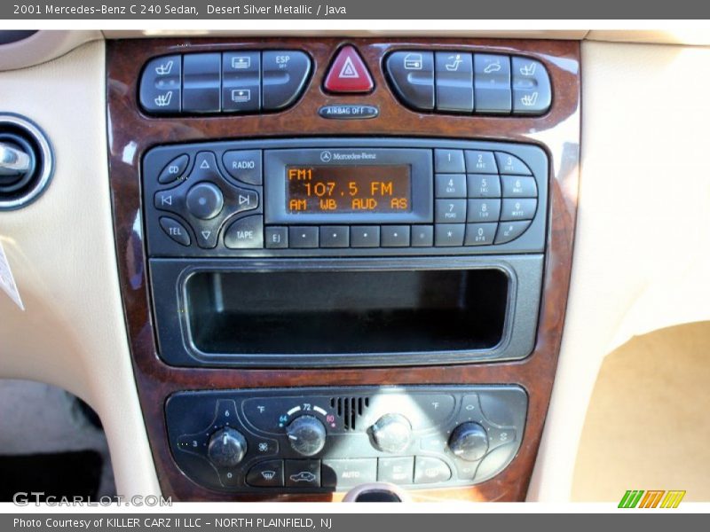Desert Silver Metallic / Java 2001 Mercedes-Benz C 240 Sedan