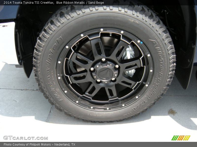Blue Ribbon Metallic / Sand Beige 2014 Toyota Tundra TSS CrewMax