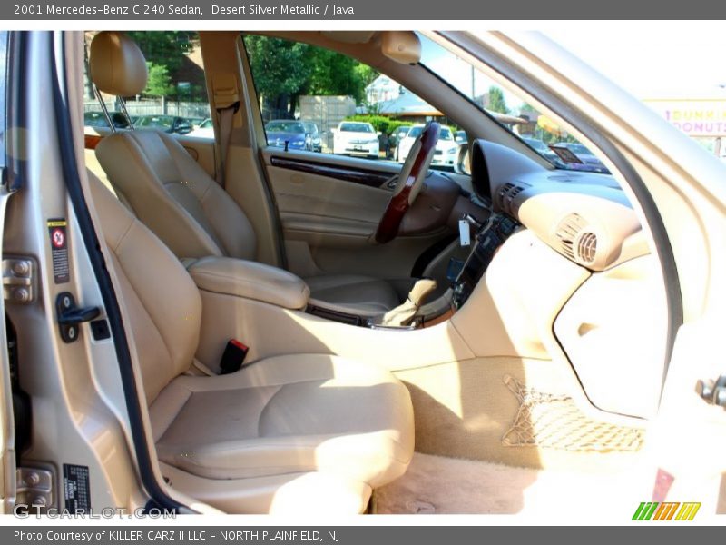 Desert Silver Metallic / Java 2001 Mercedes-Benz C 240 Sedan