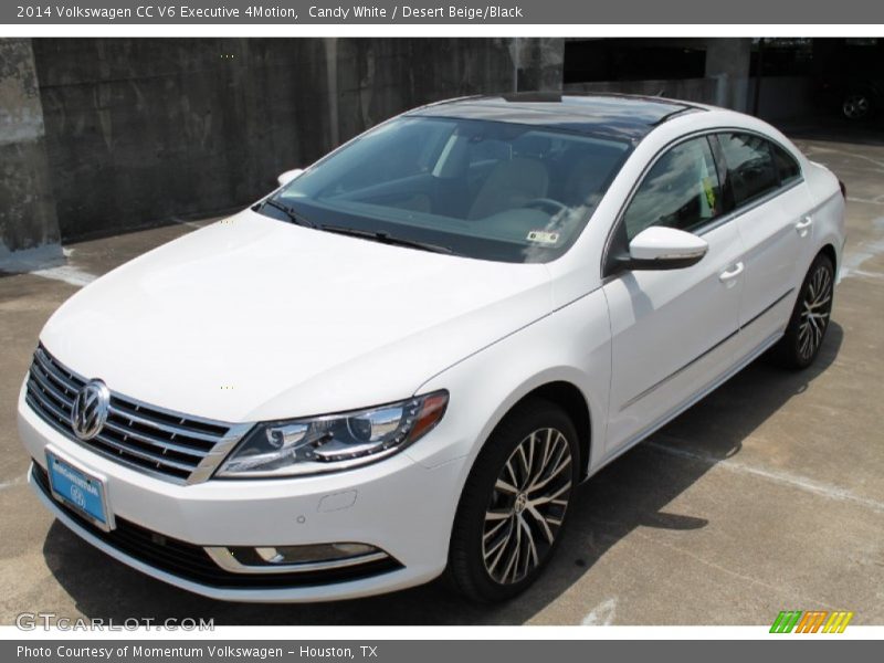 Candy White / Desert Beige/Black 2014 Volkswagen CC V6 Executive 4Motion