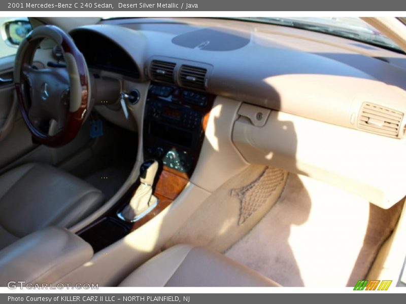 Desert Silver Metallic / Java 2001 Mercedes-Benz C 240 Sedan