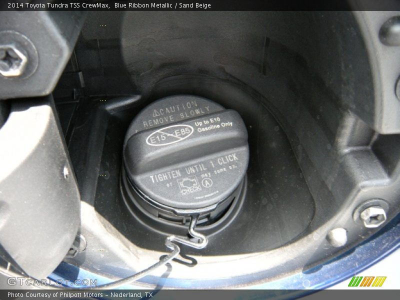 Blue Ribbon Metallic / Sand Beige 2014 Toyota Tundra TSS CrewMax