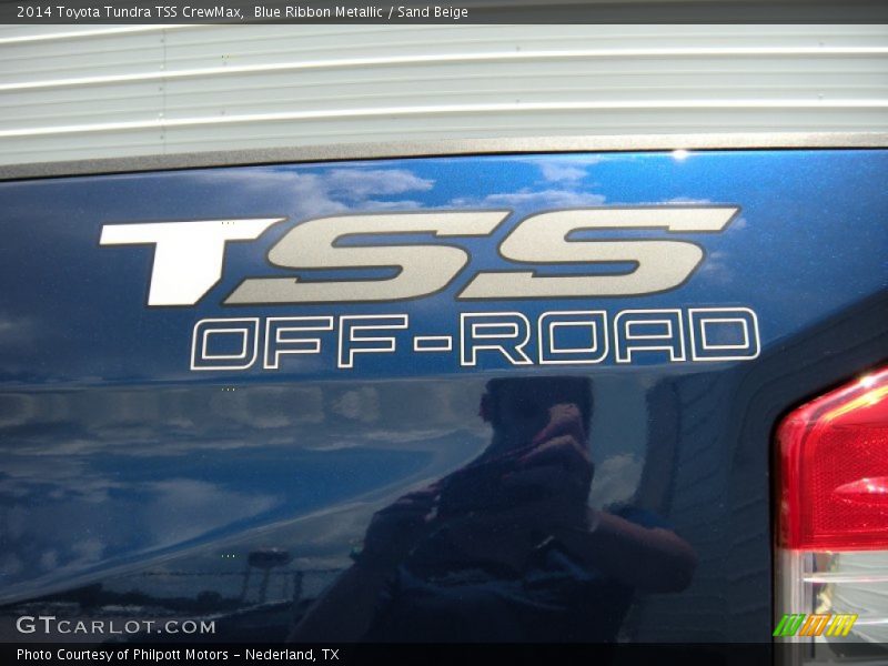 Blue Ribbon Metallic / Sand Beige 2014 Toyota Tundra TSS CrewMax