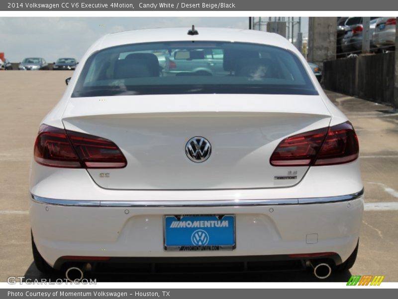 Candy White / Desert Beige/Black 2014 Volkswagen CC V6 Executive 4Motion