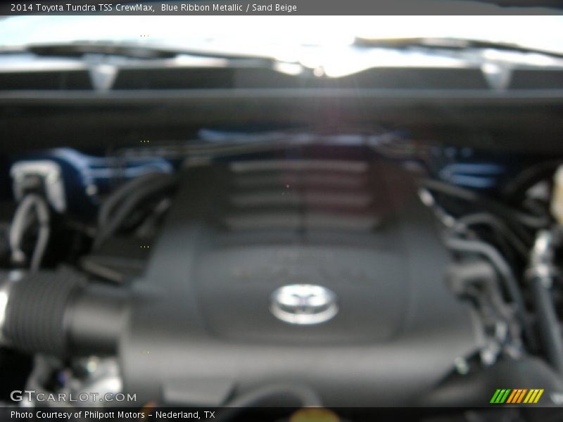 Blue Ribbon Metallic / Sand Beige 2014 Toyota Tundra TSS CrewMax