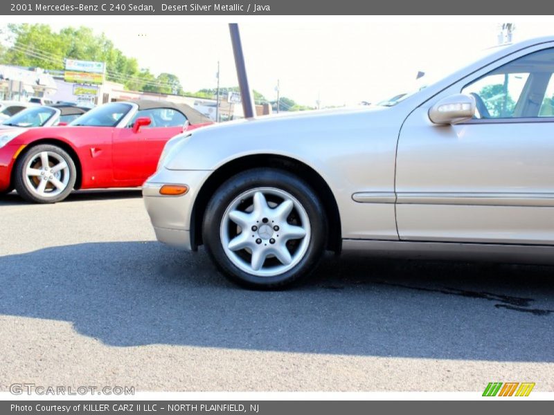 Desert Silver Metallic / Java 2001 Mercedes-Benz C 240 Sedan