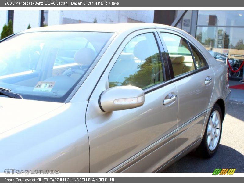 Desert Silver Metallic / Java 2001 Mercedes-Benz C 240 Sedan