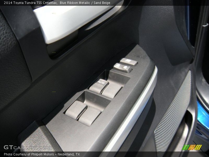 Blue Ribbon Metallic / Sand Beige 2014 Toyota Tundra TSS CrewMax