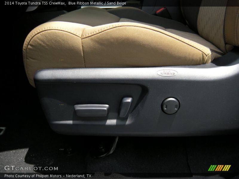 Blue Ribbon Metallic / Sand Beige 2014 Toyota Tundra TSS CrewMax