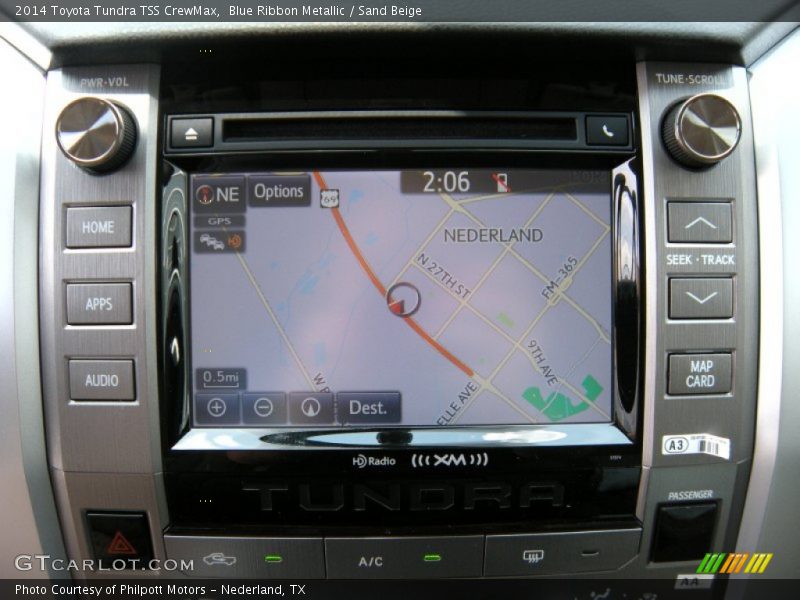 Blue Ribbon Metallic / Sand Beige 2014 Toyota Tundra TSS CrewMax