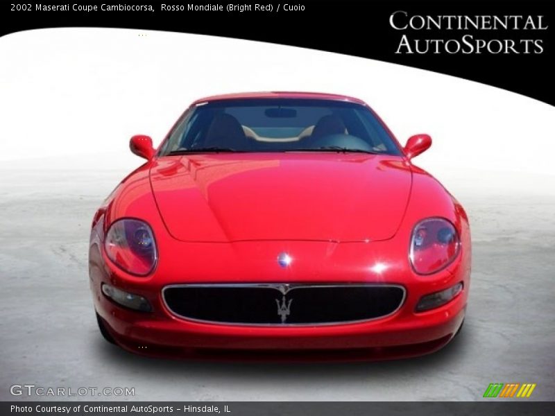 Rosso Mondiale (Bright Red) / Cuoio 2002 Maserati Coupe Cambiocorsa