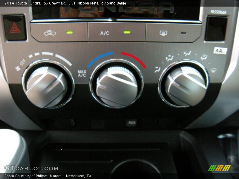 Blue Ribbon Metallic / Sand Beige 2014 Toyota Tundra TSS CrewMax