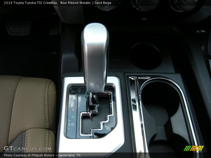 Blue Ribbon Metallic / Sand Beige 2014 Toyota Tundra TSS CrewMax